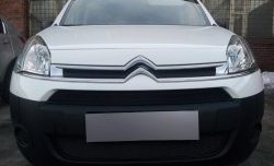 2 759 р. Сетка на бампер (рестайлинг) Russtal (черная) CITROEN Berlingo B9 дорестайлинг (2008-2016)  с доставкой в г. Керчь. Увеличить фотографию 5