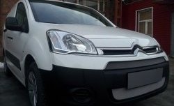 2 879 р. Сетка на бампер (рестайлинг) Russtal (хром) CITROEN Berlingo B9 дорестайлинг (2008-2016)  с доставкой в г. Керчь. Увеличить фотографию 5