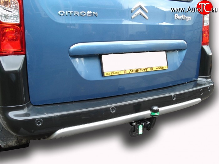 8 199 р. Фаркоп Лидер Плюс  CITROEN Berlingo  B9 (2008-2016), Peugeot Partner  Tepee (2008-2015) (Без электропакета)  с доставкой в г. Керчь