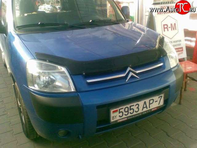 1 754 р. Дефлектор капота NovLine Peugeot Partner M49/M59 рестайлинг (2002-2008)  с доставкой в г. Керчь