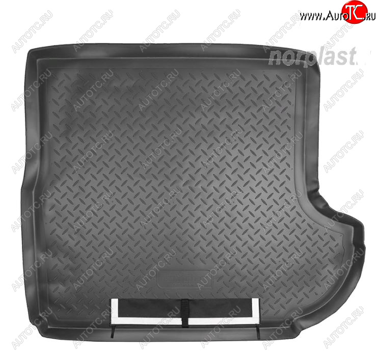 3 089 р. Коврик багажника Norplast Unidec (с сабвуфером)  CITROEN C-crosser (2007-2012), Mitsubishi Outlander  XL (2005-2013), Peugeot 4007 (2007-2012) (Черный, с погрузочным ковриком (фартуком))  с доставкой в г. Керчь