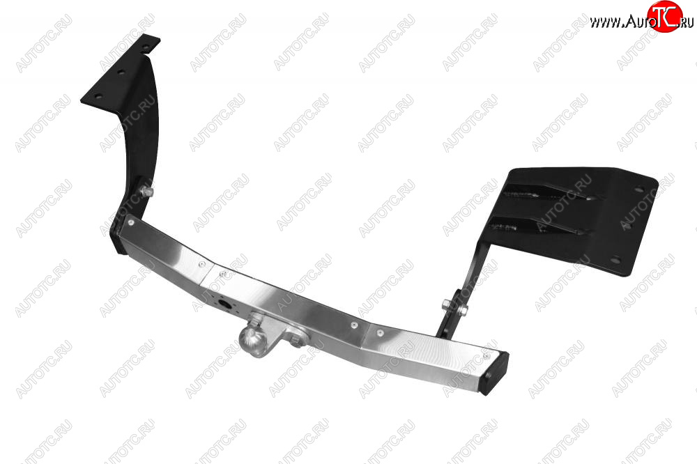 16 259 р. Фаркоп PT GROUP /тип F/ с НЕРЖ накладкой MITSUBISHI Outlander XL 2007-2012/ CITROEN С-Сrosser 2007-2012/ PEUGEOT Mitsubishi Outlander XL (CW)  рестайлинг (2010-2013)  с доставкой в г. Керчь