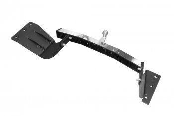 16 259 р. Фаркоп PT GROUP /тип F/ с НЕРЖ накладкой MITSUBISHI Outlander XL 2007-2012/ CITROEN С-Сrosser 2007-2012/ PEUGEOT Mitsubishi Outlander XL (CW)  рестайлинг (2010-2013)  с доставкой в г. Керчь. Увеличить фотографию 3