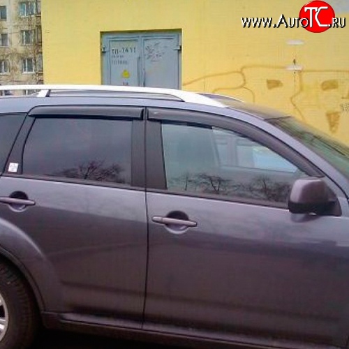 999 р. Комплект дефлекторов окон (ветровиков) 4 шт. Russtal CITROEN C-crosser (2007-2012)  с доставкой в г. Керчь