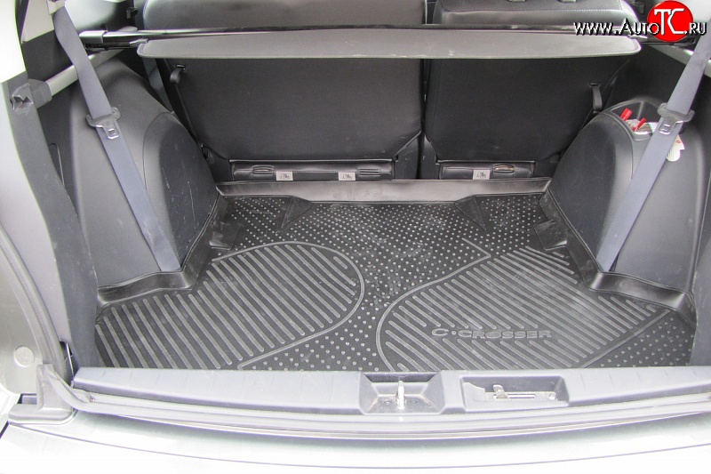 1 759 р. Коврик в багажник Element (полиуретан) (длинная база) CITROEN C-crosser (2007-2012)  с доставкой в г. Керчь