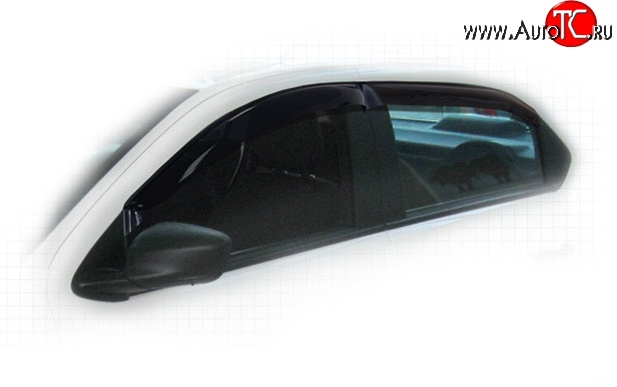 979 р. Дефлекторы окон (ветровики) Novline 4 шт. (седан) CITROEN C-elysee дорестайлинг (2012-2017)  с доставкой в г. Керчь