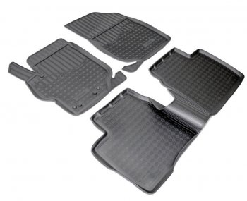 Комплект ковриков в салон Norplast Unidec CITROEN C-elysee ( дорестайлинг) (2012-2020), Peugeot 301 (2012-2025) (Цвет: черный)