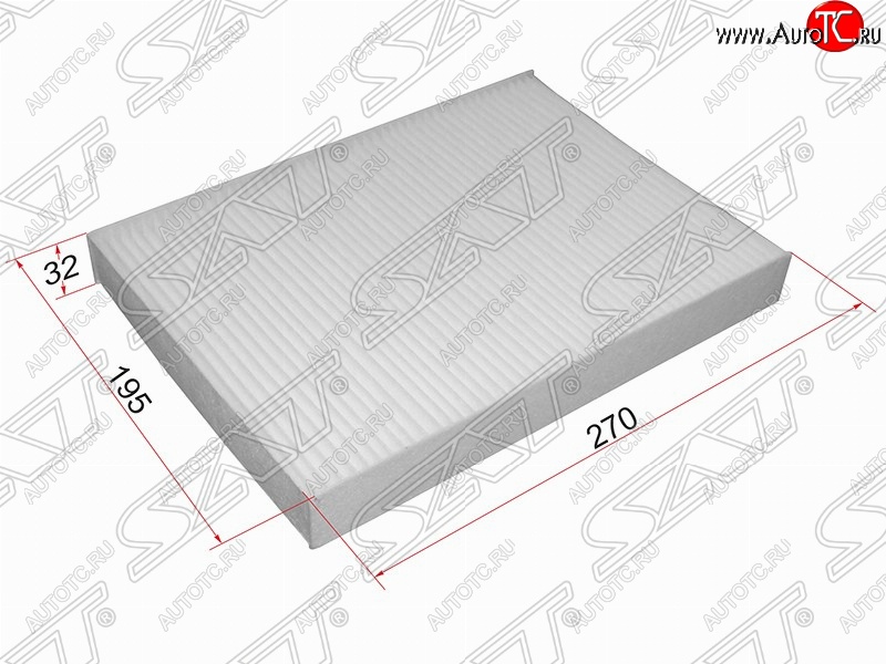 197 р. Фильтр салонный SAT (270х175х32 mm)  CITROEN C5 ( RD,  RW) (2008-2017), Peugeot 407 ( седан,  универсал) (2004-2011)  с доставкой в г. Керчь
