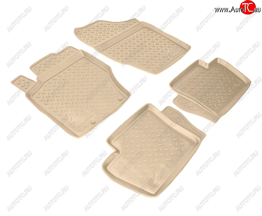 2 759 р. Коврики салона Norplast Unidec  CITROEN C4 (2004-2011)  дорестайлинг, хэтчбэк 3 дв.,  дорестайлинг, хэтчбэк 5 дв.,  рестайлинг, хэтчбэк 3 дв.,  рестайлинг, хэтчбэк 5 дв. (Цвет: бежевый)  с доставкой в г. Керчь