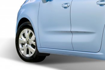 1 249 р. Брызговики Frosch (optimum, в пакете) CITROEN C4 Grand Picasso (2014-2016) (Передние)  с доставкой в г. Керчь. Увеличить фотографию 2