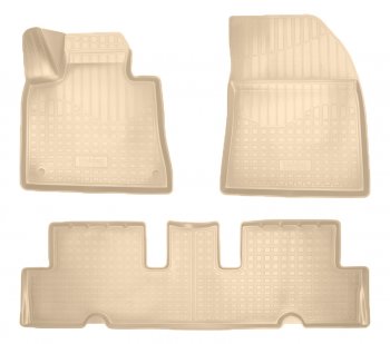 Коврики салона Norplast Unidec CITROEN C4 Grand Picasso ( U) (2014-2018) рестайлинг (Цвет: бежевый)