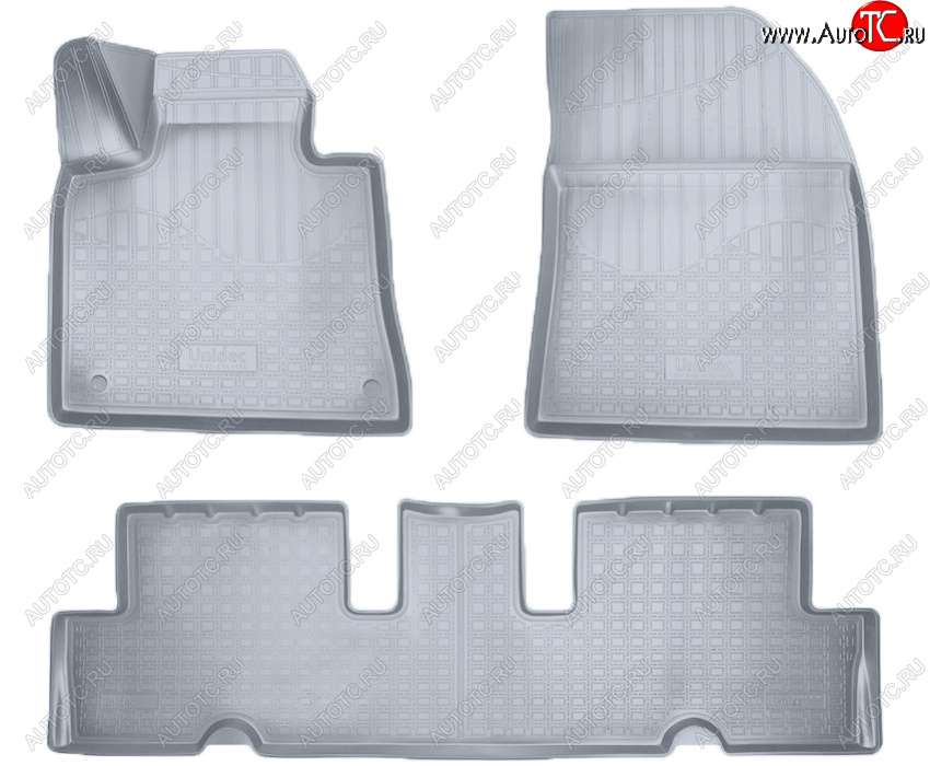 2 759 р. Коврики салона Norplast Unidec  CITROEN C4 Grand Picasso ( U) (2014-2018) рестайлинг (Цвет: серый)  с доставкой в г. Керчь