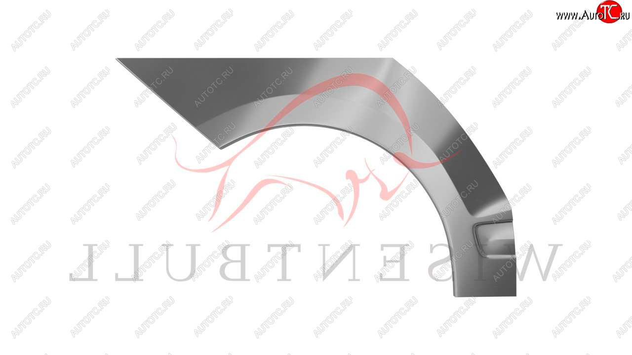 2 189 р. Задняя правая ремонтная арка (внешняя) Wisentbull  CITROEN C4 (2004-2011)  дорестайлинг, хэтчбэк 3 дв.,  рестайлинг, хэтчбэк 3 дв.  с доставкой в г. Керчь