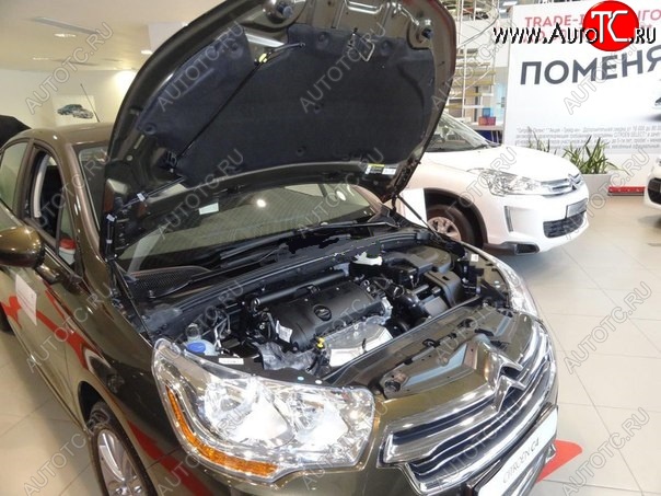 2 049 р. Упоры капота Russtal CITROEN C4 B7 хэтчбэк 5 дв. (2011-2018)  с доставкой в г. Керчь