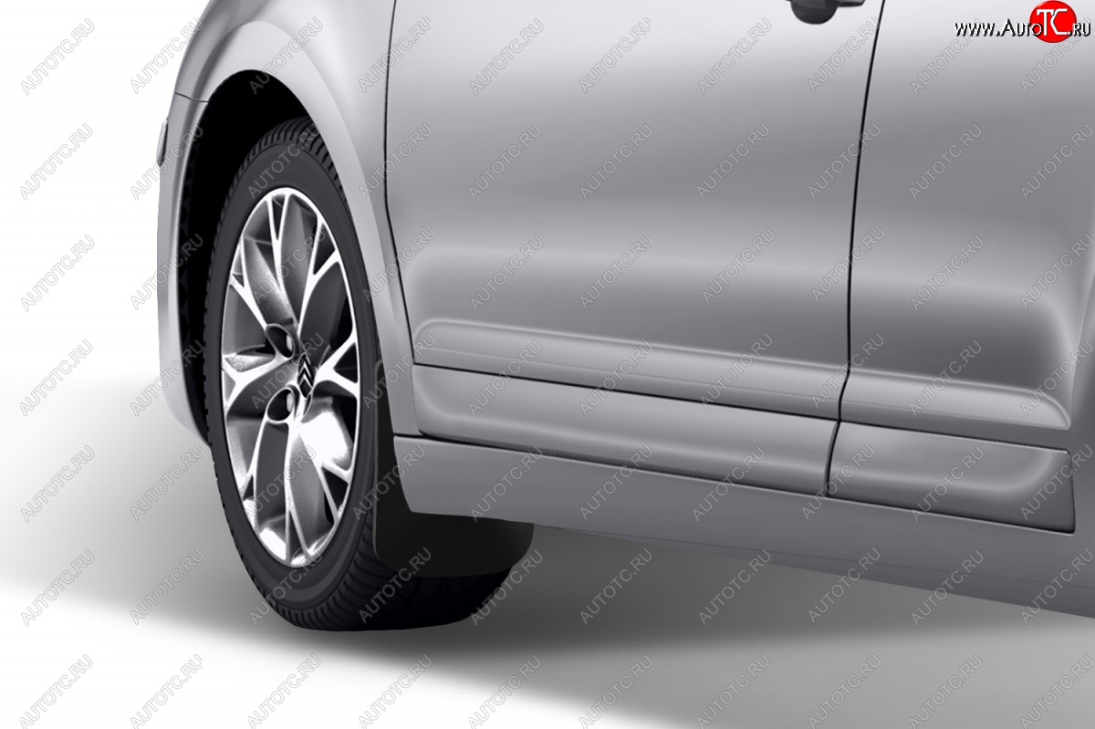 4 799 р. Передние брызговики Frosch CITROEN C4 B7 хэтчбэк 5 дв. (2011-2018)  с доставкой в г. Керчь
