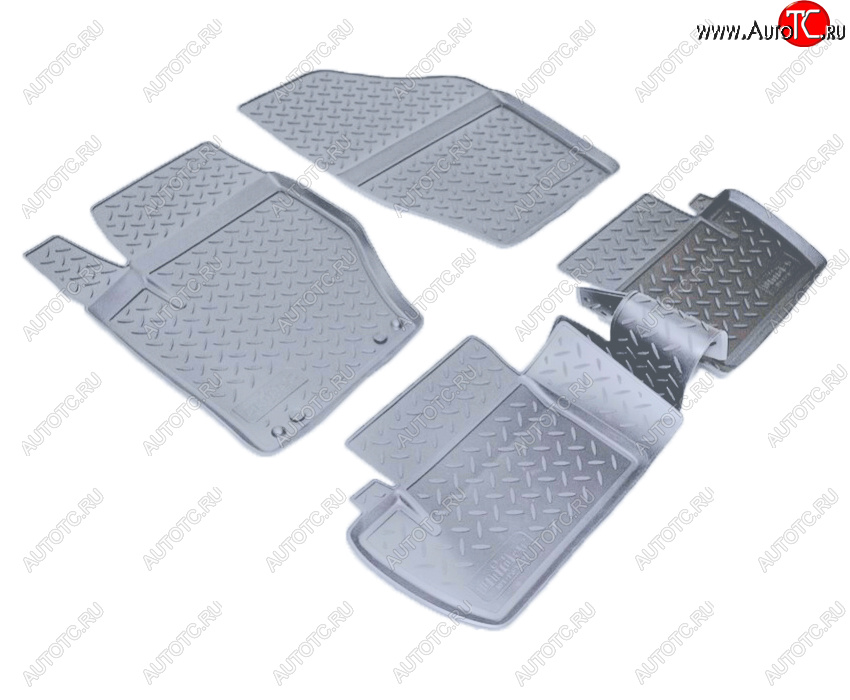 2 759 р. Коврики салона Norplast Unidec  CITROEN C4  B7 (2011-2018) хэтчбэк 5 дв. (Цвет: серый)  с доставкой в г. Керчь