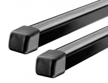 3 599 р. Багажник на крышу Inter (в штатные крепления)  CITROEN C4 aircross (2012-2017), Mitsubishi ASX (2010-2025), Peugeot 307 ( универсал,  хэтчбэк 3 дв.,  хэтчбэк 5 дв.) (2001-2008), Peugeot 4008 (2012-2025) (Стальные поперечины 120 см)  с доставкой в г. Керчь. Увеличить фотографию 2