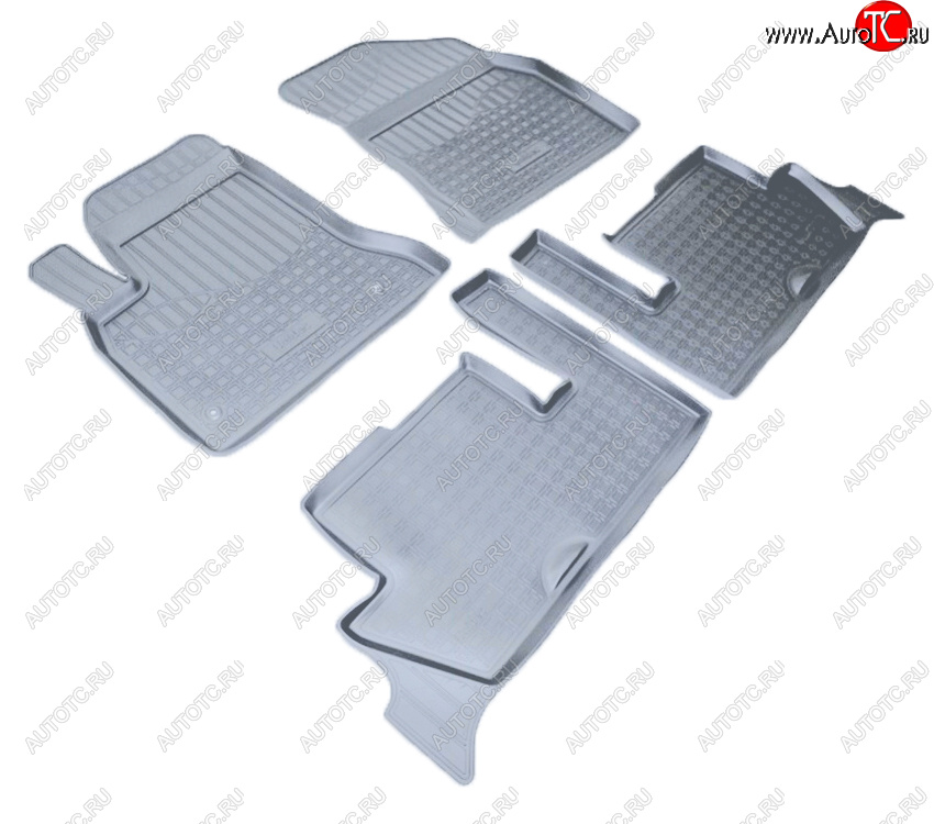2 759 р. Коврики салона Norplast Unidec  CITROEN C4 picasso  UD (2006-2014) минивэн (Цвет: серый)  с доставкой в г. Керчь
