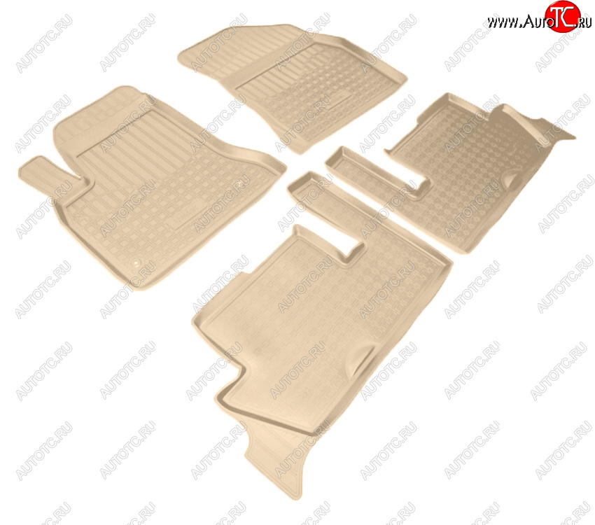 2 759 р. Коврики салона Norplast Unidec  CITROEN C4 picasso  UD (2006-2014) минивэн (Цвет: бежевый)  с доставкой в г. Керчь