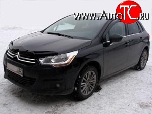 3 299 р. Дефлектор капота NovLine (хетчбек) CITROEN C4 B7 хэтчбэк 5 дв. (2011-2018)  с доставкой в г. Керчь