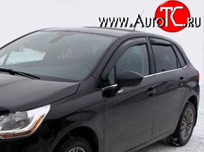 3 199 р. Дефлекторы окон (ветровики) Novline 4 шт CITROEN C4 B7 хэтчбэк 5 дв. (2011-2018)  с доставкой в г. Керчь