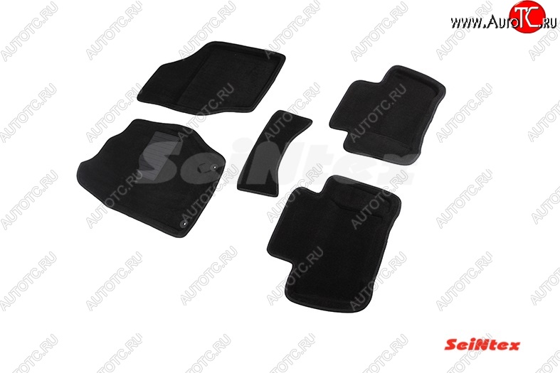 4 999 р. Комплект 3D ковриков в салон Seintex  CITROEN C4  B7 (2013-2022), Peugeot 408 (2010-2017)  с доставкой в г. Керчь