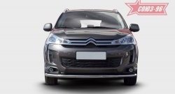 17 639 р. Защита переднего бампера одинарная Souz-96 Premium (d60) CITROEN C4 aircross (2012-2017)  с доставкой в г. Керчь. Увеличить фотографию 2