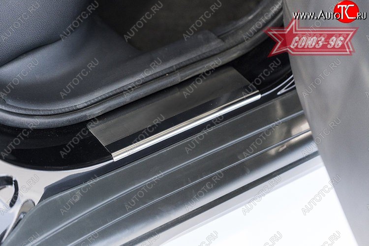 2 519 р. Накладки на внутренние пороги Souz-96  CITROEN C4 aircross (2012-2017)  с доставкой в г. Керчь