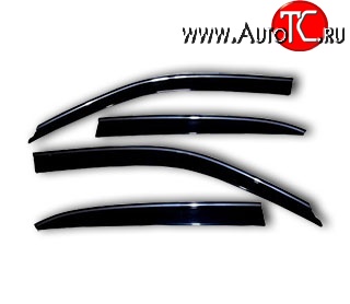 999 р. Комплект дефлекторов окон (ветровиков) 4 шт. (хетчбек, 5 дв.) Russtal CITROEN C5 X40,DC лифтбэк дорестайлинг (2000-2004)  с доставкой в г. Керчь