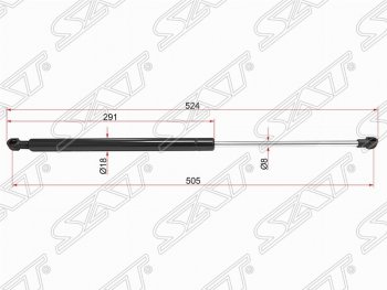 Газовый упор капота SAT CITROEN C5 X40,DE универсал дорестайлинг (2001-2004)