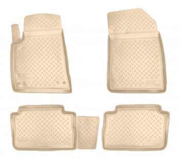 Коврики салона Norplast Unidec CITROEN C5 ( X40,DC,  X40,DE,  X40,RC,  X40,RE) (2000-2008) лифтбэк дорестайлинг, универсал дорестайлинг, лифтбэк рестайлинг, универсал рестайлинг (Цвет: бежевый)
