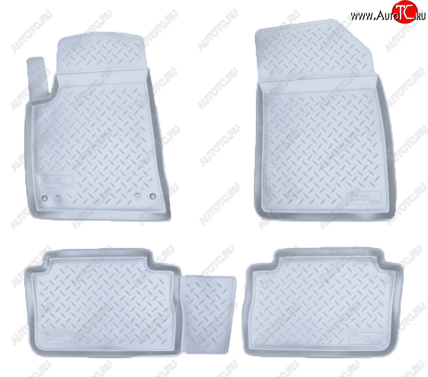 2 759 р. Коврики салона Norplast Unidec  CITROEN C5 ( X40,DC,  X40,DE,  X40,RC,  X40,RE) (2000-2008) лифтбэк дорестайлинг, универсал дорестайлинг, лифтбэк рестайлинг, универсал рестайлинг (Цвет: серый)  с доставкой в г. Керчь