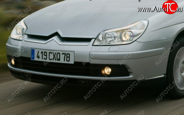 27 749 р. Передний бампер EUROSTAMP CITROEN C5 X40,RC лифтбэк рестайлинг (2004-2008) (Неокрашенный)  с доставкой в г. Керчь
