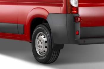 1 249 р. Брызговики Frosch (optimum) Peugeot Boxer 250 (2006-2014) (Задние (без расширителей арок, в пакете).)  с доставкой в г. Керчь. Увеличить фотографию 2