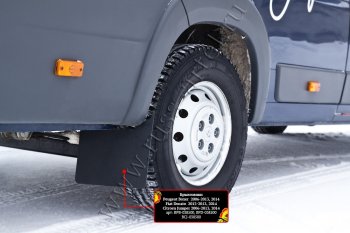 1 369 р. Брызговики (шагрень) РА Peugeot Boxer 250 (2006-2014)  с доставкой в г. Керчь. Увеличить фотографию 2