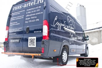 1 369 р. Брызговики (шагрень) РА Peugeot Boxer 250 (2006-2014)  с доставкой в г. Керчь. Увеличить фотографию 3