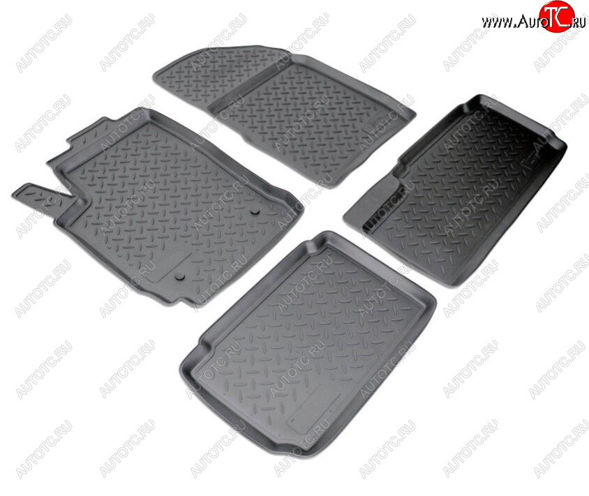2 139 р. Комплект ковриков в салон Norplast  CITROEN Xsara picasso (1999-2012) (Цвет: черный)  с доставкой в г. Керчь
