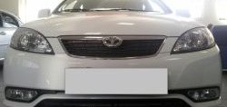 1 469 р. Сетка на бампер Russtal (черная) Daewoo Gentra KLAS седан (2012-2016)  с доставкой в г. Керчь. Увеличить фотографию 3
