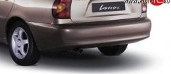 Задний бампер Стандартный (Тайвань) Daewoo Lanos T100 дорестайлинг, седан (1997-2002) (Окрашенный)