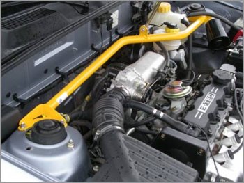 Растяжка передних стоек Sport Chevrolet Lanos ( T100,  T150,  седан) (1997-2017), Daewoo Sense  Т100 (1997-2008), ЗАЗ Chance ( седан,  хэтчбэк) (2009-2017), ЗАЗ Sens ( седан,  хэтчбэк) (2007-2017)