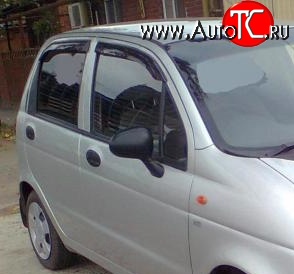 629 р. Дефлекторы окон (ветровики) Novline 4 шт Daewoo Matiz M100 дорестайлинг (1998-2000)  с доставкой в г. Керчь