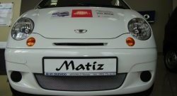 1 539 р. Сетка на бампер (рестайлинг) Russtal (хром) Daewoo Matiz M100 дорестайлинг (1998-2000)  с доставкой в г. Керчь. Увеличить фотографию 5