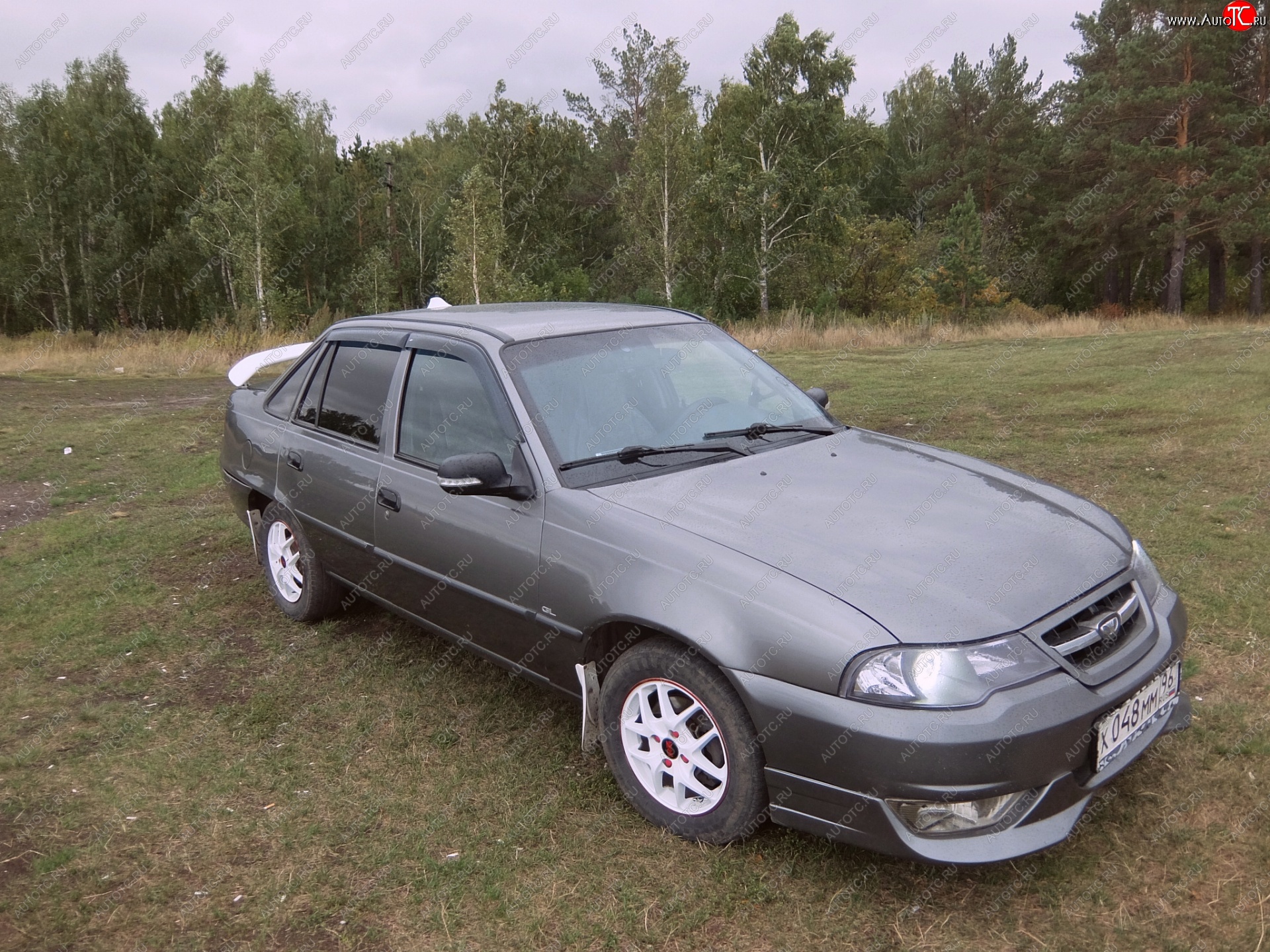 3 649 р. Накладка переднего бампера Sport Daewoo Nexia рестайлинг (2008-2015) (Неокрашенная)  с доставкой в г. Керчь