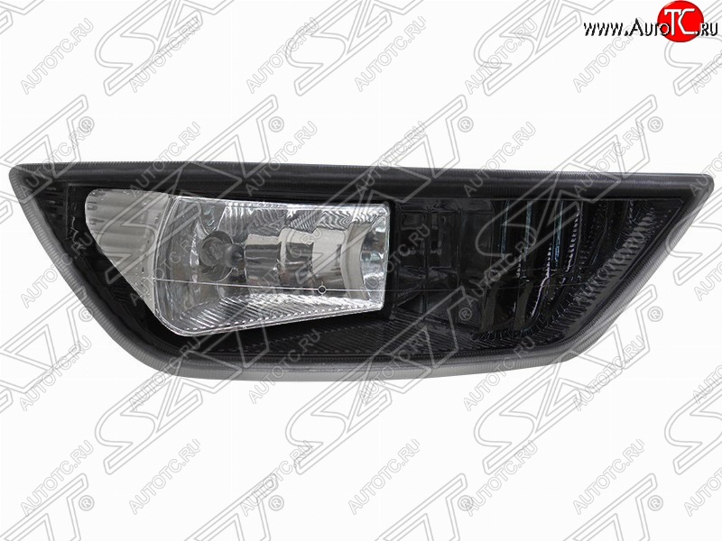 2 979 р. Правая противотуманная фара SAT (без оправы, черная) Daewoo Nexia рестайлинг (2008-2015)  с доставкой в г. Керчь