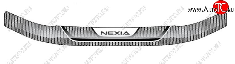 2 079 р. Дефлектор капота CA-Plastiс  Daewoo Nexia  дорестайлинг (1995-2008) (Серия Art графит)  с доставкой в г. Керчь