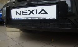 1 339 р. Сетка на бампер Russtal (черная) Daewoo Nexia рестайлинг (2008-2015)  с доставкой в г. Керчь. Увеличить фотографию 4