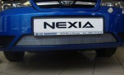1 389 р. Сетка на бампер Russtal (хром) Daewoo Nexia рестайлинг (2008-2015)  с доставкой в г. Керчь. Увеличить фотографию 3