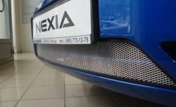 1 389 р. Сетка на бампер Russtal (хром) Daewoo Nexia рестайлинг (2008-2015)  с доставкой в г. Керчь. Увеличить фотографию 4