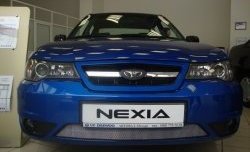 1 389 р. Сетка на бампер Russtal (хром) Daewoo Nexia рестайлинг (2008-2015)  с доставкой в г. Керчь. Увеличить фотографию 6