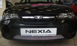 1 389 р. Сетка на бампер Russtal (хром) Daewoo Nexia рестайлинг (2008-2015)  с доставкой в г. Керчь. Увеличить фотографию 9